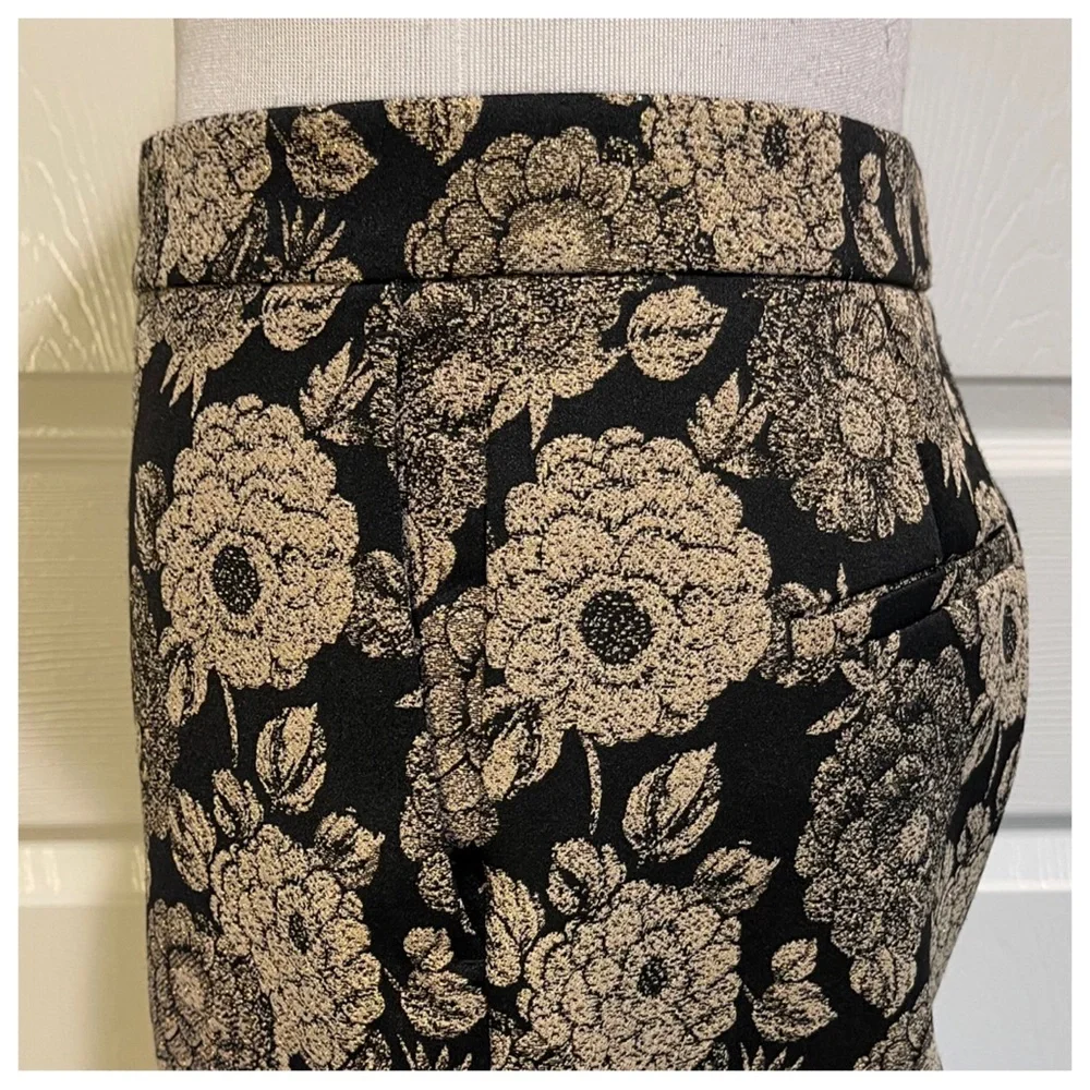 NWT! Ann Taylor - Woman's Gilded Blossom Ankle Pants $98.00